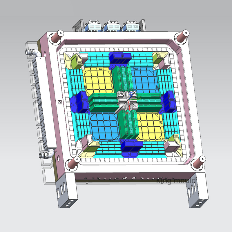 Forklift Pallet Mold 3D Drawing