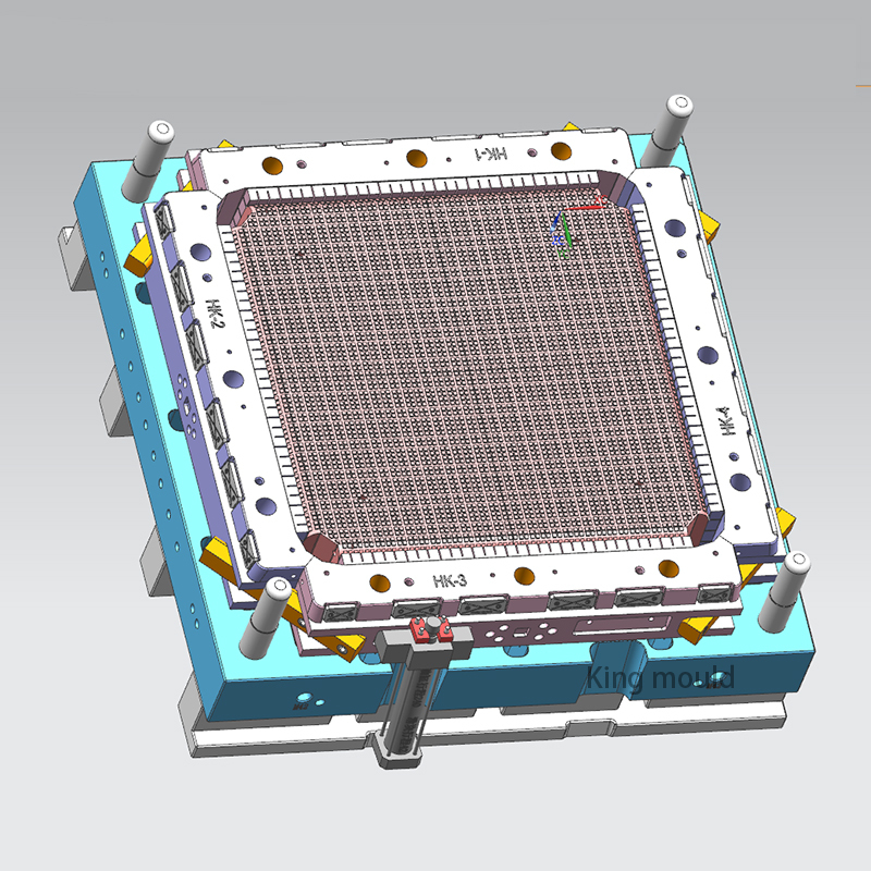 Injection Plastic Folding Bulk Pallet Crate Mould